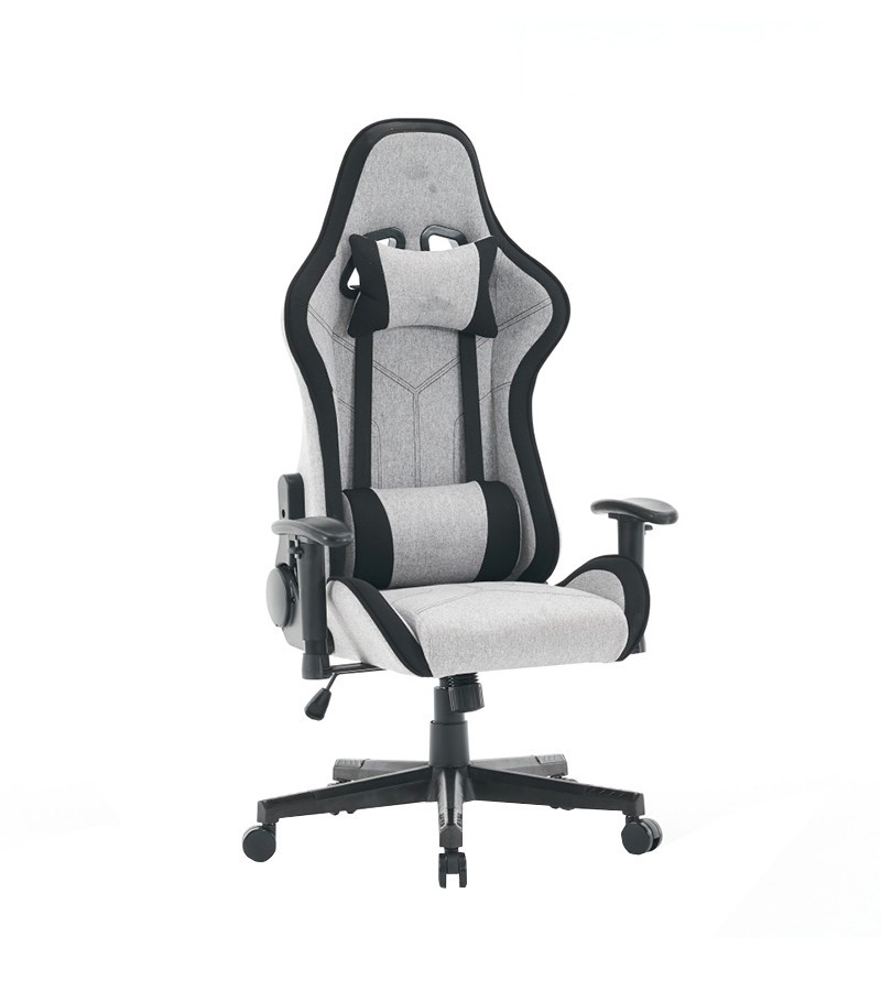White Gaming Chair With Footrest